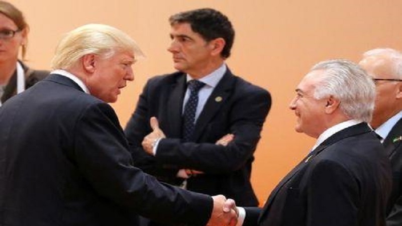 Temer jantará com Trump na chegada a Nova York na próxima semana
