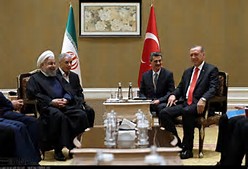 Nag-kita si Rouhani at si Erdogan sa Astana 