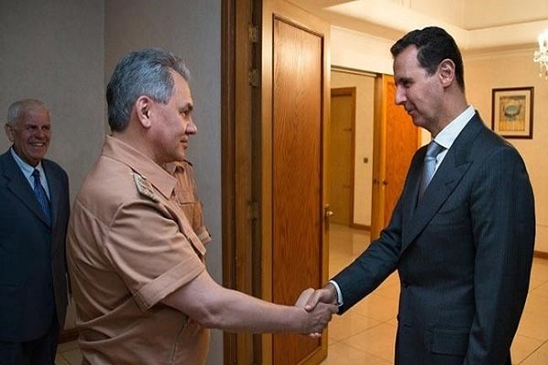 صدر بشار اسد سے روسی وزیر دفاع کی ملاقات