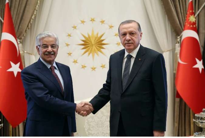پاکستانی وزیر خارجہ کی ترک صدر رجب طیب اردوان سے ملاقات