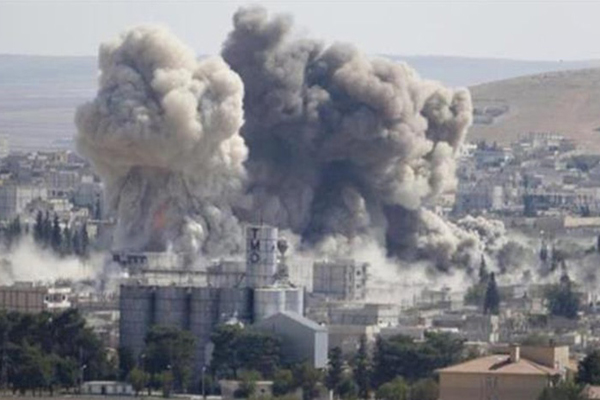 アメリカ主導有志連合の攻撃でシリアの民間人２０人以上が殉教