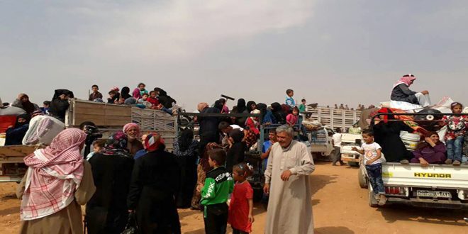 500 displaced families return to their homes in Aleppo’s Manbij