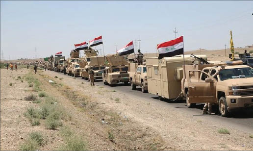 القوات العراقية تحرر منطقة حدودية مع سوريا جنوبي الفرات