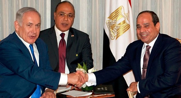 Sisi ve Netanyahu ilk kez kameralar karşısında bir araya geldi