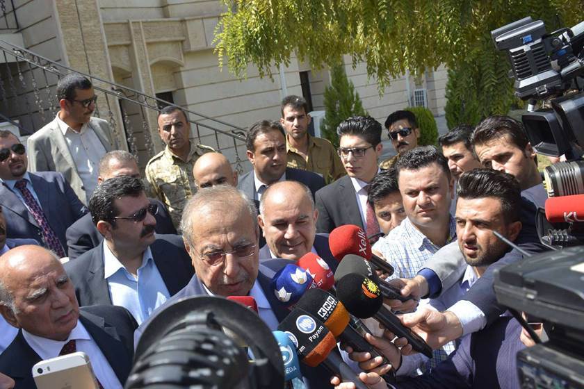 وفد كردي مفاوض يصل الى بغداد لبحث استفتاء كردستان