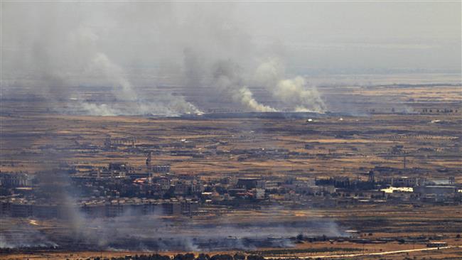 Israel bombs occupied Golan Heights