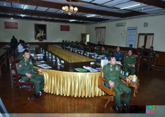 လုံၿခဳံေရးကိစၥ ထပ္မံအမွားအယြင္းမခံႏုိင္ဟု စစ္ေတြၿမဳိ႕ေရာက္ဗိုလ္ခ်ဳပ္မႉးႀကီးေျပာၾကား