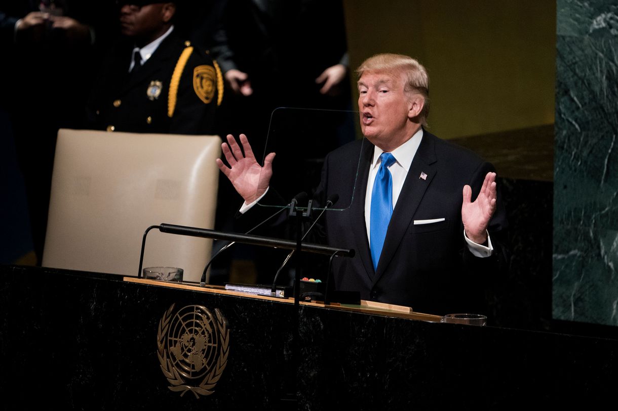 In hostile UN speech, Trump blasts Iran nuclear deal