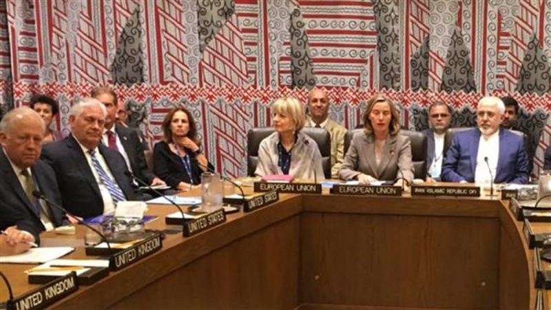 Zarif se encontrou com representantes P5 + 1 em JCPOA