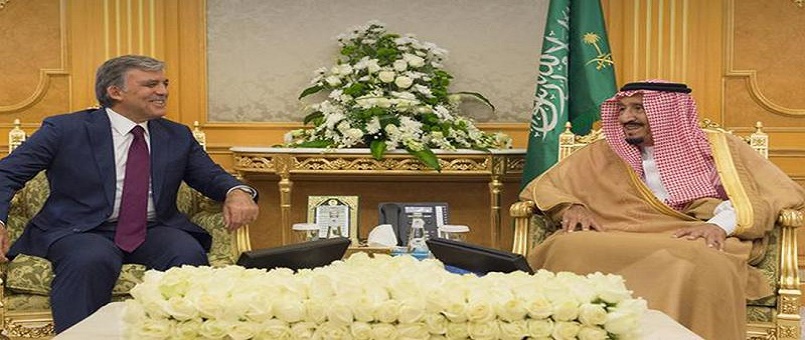 Abdullah Gül, Kral Selman bin Abdulaziz ile bir araya geldi