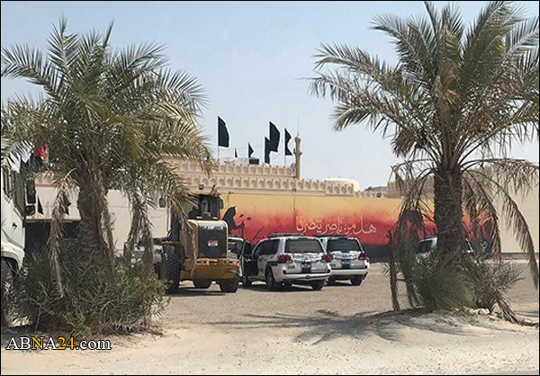 مليشيات مسلحة برفقة منتسبي الأجهزة الأمنية يعتقلون 10 مواطنين أثناء تركيبهم "سواد محرم"