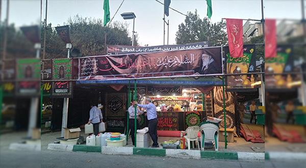 Serving tea for love of Imam Hussein