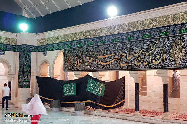 تقرير مصور/ مشاهد جديدة عن حرم السيدة رقية (ع) في اول يوم من شهر محرم