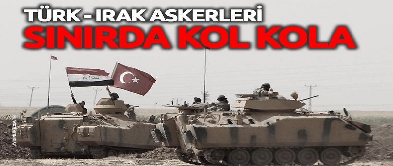 Irak askerleri Habur'da tatbikat alanında! 