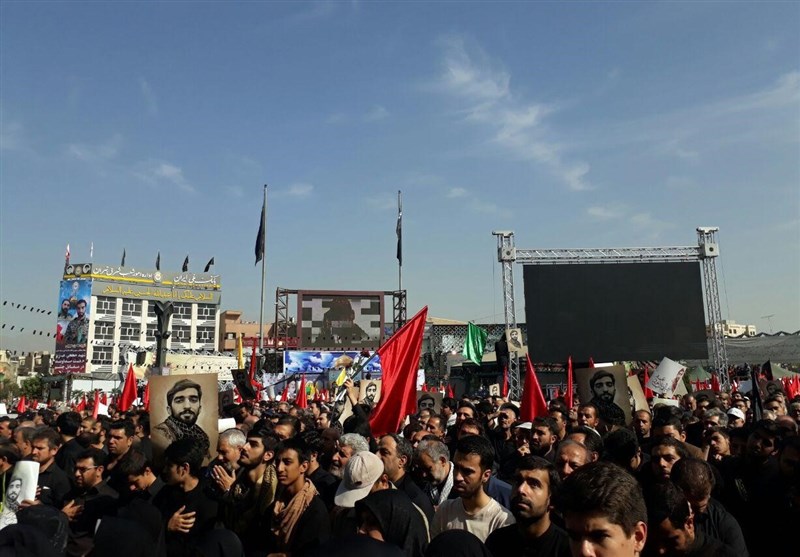 حشود غفيرة تشارك في تشييع الشهيد حججي بالعاصمة الايرانية+(صور)