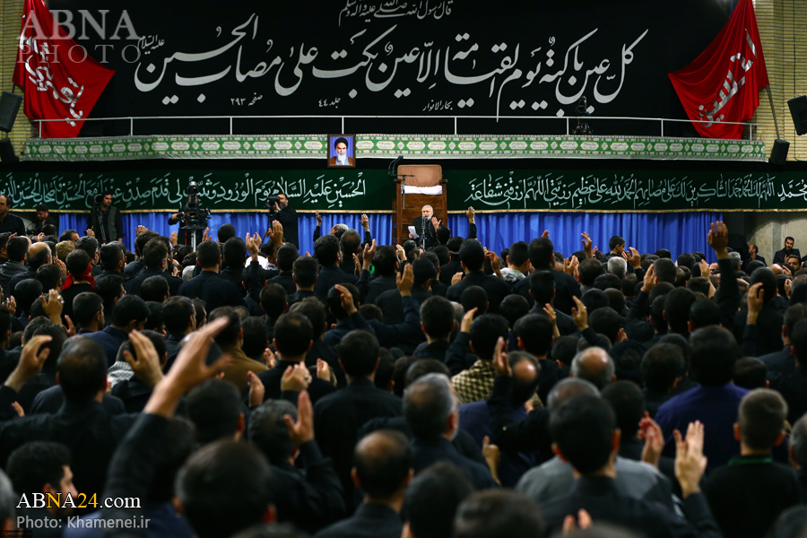 رہبر معظم انقلاب اسلامی کی موجودگی میں حسینیہ امام خمینی (رہ) میں پہلی مجلس عزا کا انعقاد + تصاویر
