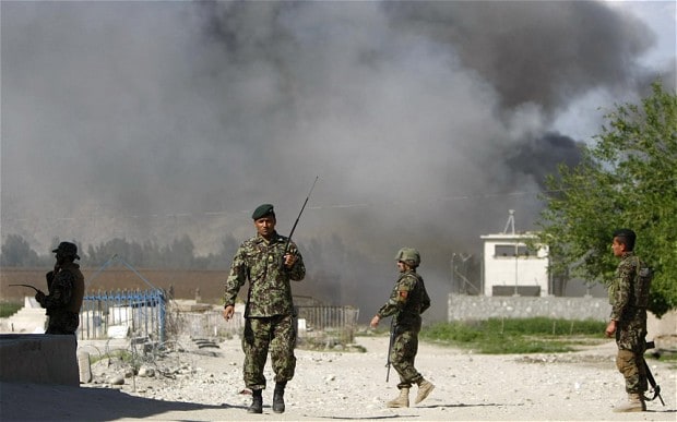 Several Afghan security forces killed in suicide attack