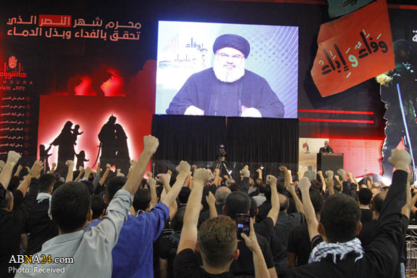 تقرير مصور/ كلمة السيد حسن نصر الله في المجلس العاشورائي