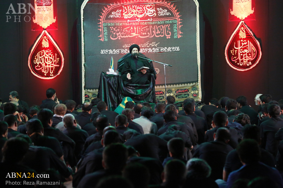 تقرير مصور/ الليلة السابعة من محرم في مسجد جمكران المقدس