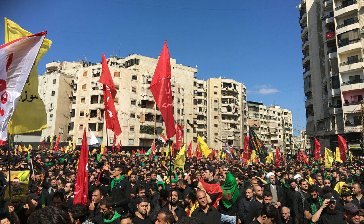 Conmemoración de Ashura en Dahiyeh, Beirut