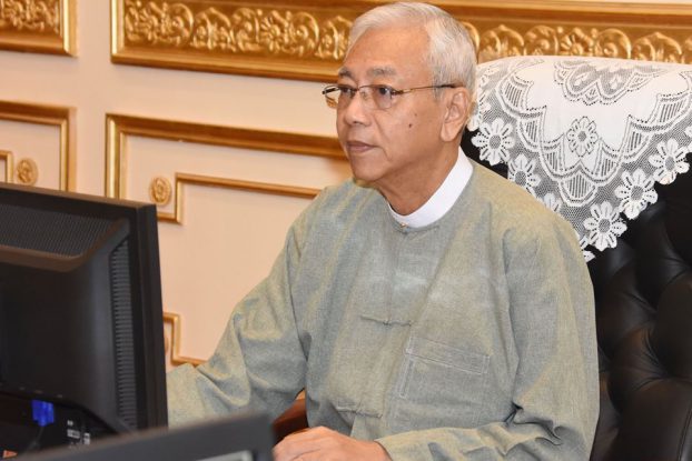 ဘတ္ဂ်က္လိုေငြက်ပ္ ၄၀၀၀ ဘီလီယံခန္႔ရွိေနဟု သမၼတ ဦးထင္ေက်ာ္ေျပာၾကား