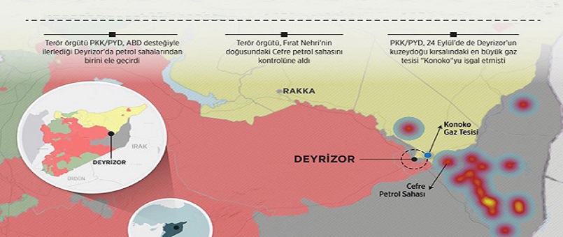 PYD, Deyrizor'da petrol sahalarına ulaştı 