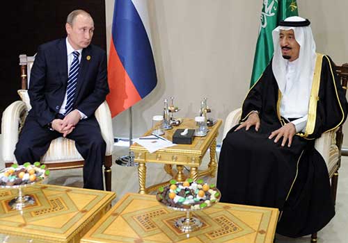 الملك سلمان لم يتمكن من اقناع بوتين بالابتعاد عن ايران