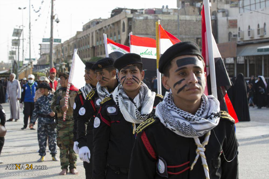 تقرير مصور/ مسيرة عزائية لكشافة الكفيل كربلاء المقدسة