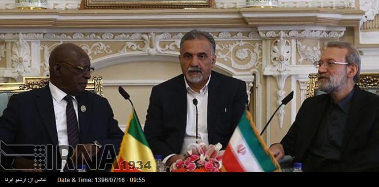 ايران اور مالي کے اسپيکروں کا دوطرفہ تعلقات کو بڑھانے پر تبادلہ خيال
