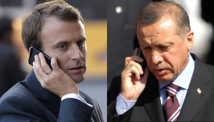 Erdoğan, Macron discuss Syria, Iraq in phone call