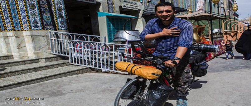 İmam Hüseyin’i Ziyaret Etmek İçin ''14 Gün'' Pedal Çevirdi / Foto