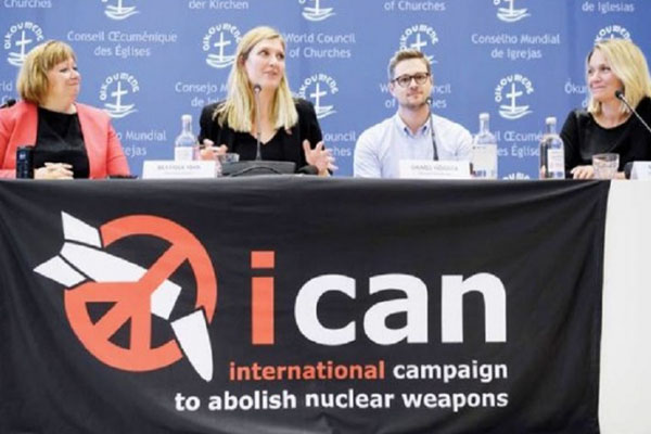 ノーベル平和賞ＩＣＡＮ副議長、核兵器の恐ろしさへの理解を訴える