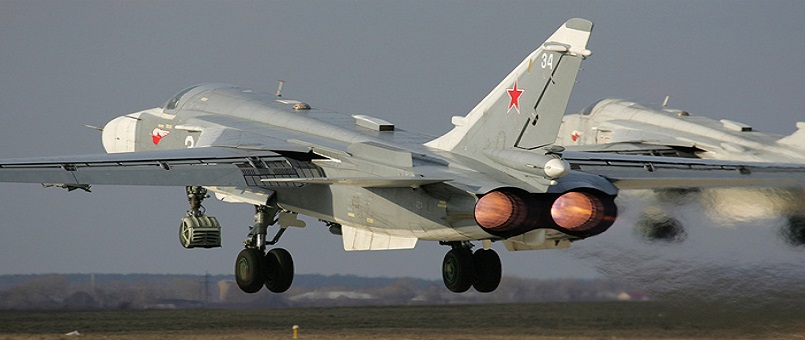 Rus Savaş Uçağı Suriye'de Düştü