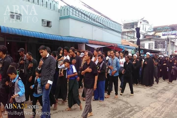 Fotos: Trauerfeier fuer Imam Hussein in Myanmar