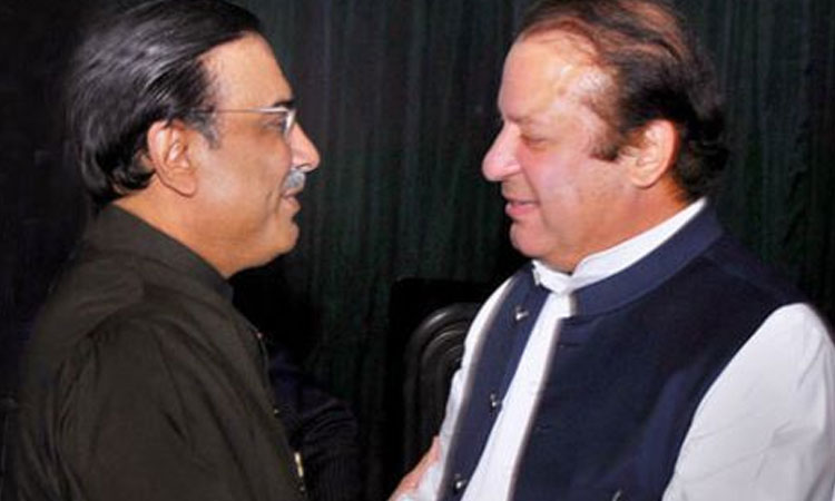 نوازشریف نے اپنے سیاسی مخالفین سے ڈر کر استعفا دیا : آصف زرداری کا بیان