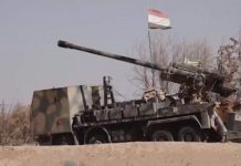 Die syrische Armee beginnt in Al-Mayadeen Stadt in der Landschaft von Deir Ezzor