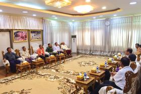 ရခိုင္ျပည္နယ္ ဝန္ႀကီးခ်ဳပ္ႏွင့္ UNA ေတြ႕ဆံုေဆြးေႏြး