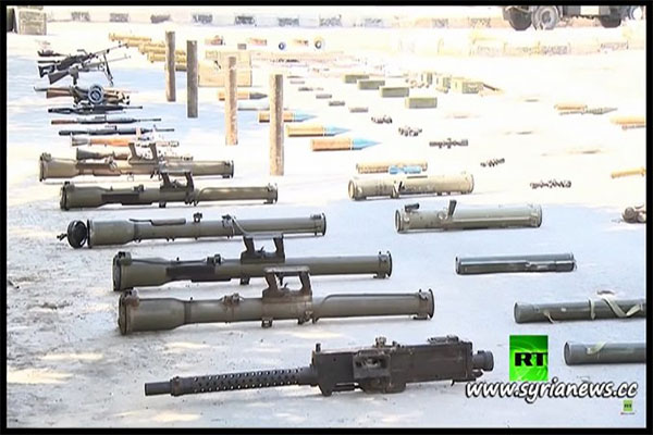 アメリカ製、イスラエル製武器を保管したＩＳ武器庫の発見