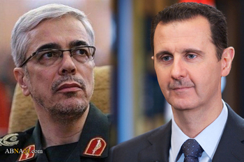 جنرل محمد حسین باقری دمشق پہنچ گئے