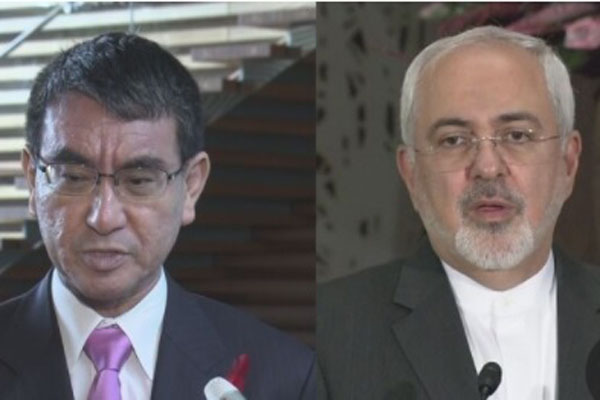 河野外相 イラン外相 核合意の履行に向け連携で一致