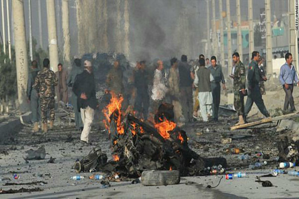 افغانستان کے صوبے قندھار میں کار بم دھماکے میں 40 فوجی ہلاک  
