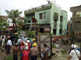 မီးေလာင္ရာမွ တရားမ၀င္ငွားရမ္းေနထိုင္ေၾကာင္း စစ္ေဆးေပၚေပါက္၍ တ႐ုတ္ႏုိင္ငံသားႏွစ္ဦးႏွင့္ အိမ္ရွင္ကုိ အေရးယူ