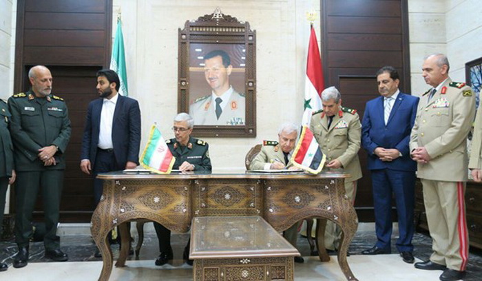 Iran, Syria sign MoU on broadening, developing military cooperation