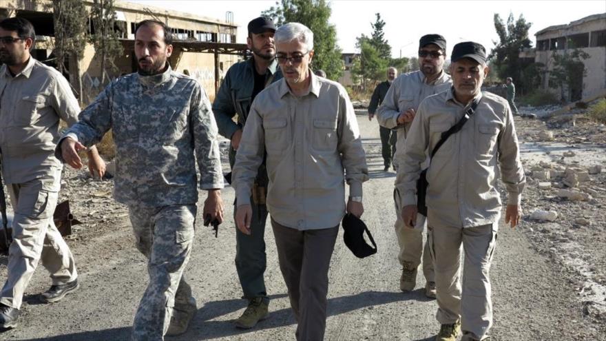 Chef militaire iranien visites Alep (Syrie) et fronts contre le terrorisme