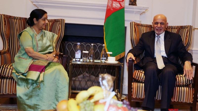 افغان صدر کی نئی دہلی میں ہندوستان کی وزیر خارجہ سے ملاقات
