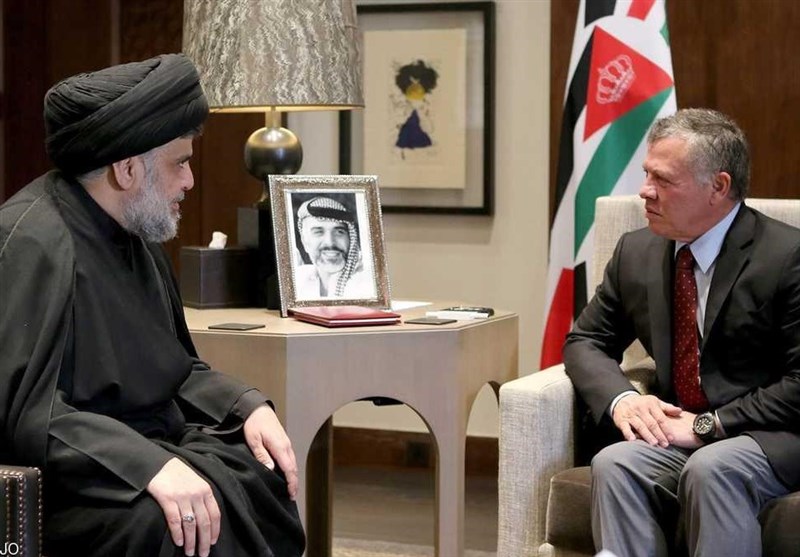شاہ اردن سے مقتدیٰ صدر کی ملاقات، عراق کی صورتحال پر گفتگو