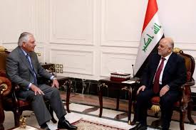 فيديو / العبادي يدافع عن الحشد الشعبي ويرد على تيلرسون 