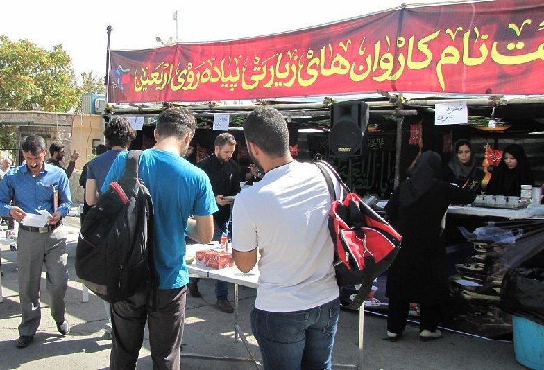 مواكب الاوقاف الايرانية تبدأ السبت بتقديم خدماتها لزوار الاربعينية في شلمجه