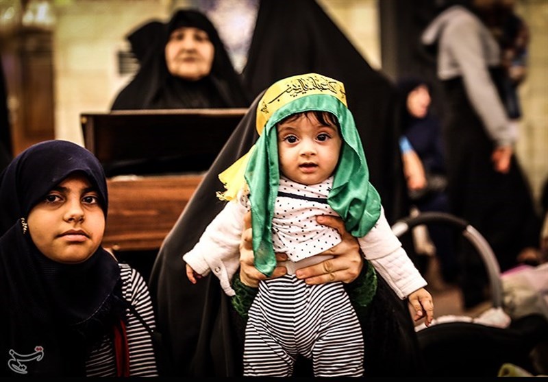 دمشق؛ حضرت رقیہ بنت الحسین (س) کے یوم شہادت پر آپ کے حرم میں مراسم عزاداری+ تصاویر