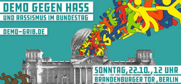 Tausende bei Demo gegen Einzug der AfD in Berlin
